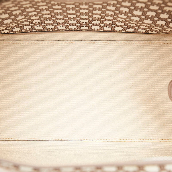 ケイトスペード スペード柄 ハンドバッグ ショルダーバッグ 2WAY ベージュ アイボリー PVC レザー レディース Kate Spade 【中古】