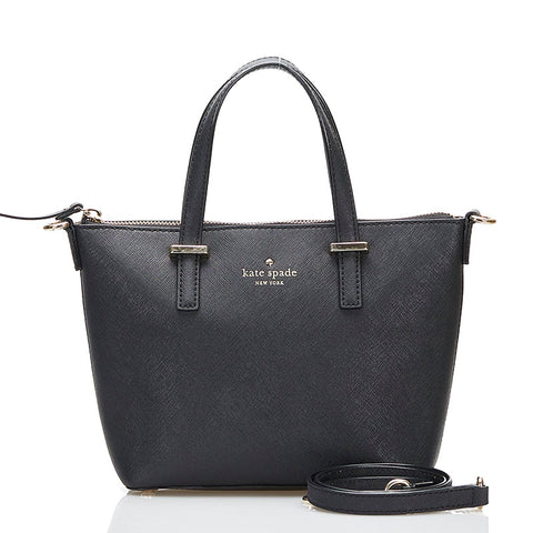 ケイトスペード チェーン ハンドバッグ ショルダーバッグ 2WAY ブラック レザー レディース Kate Spade 【中古】