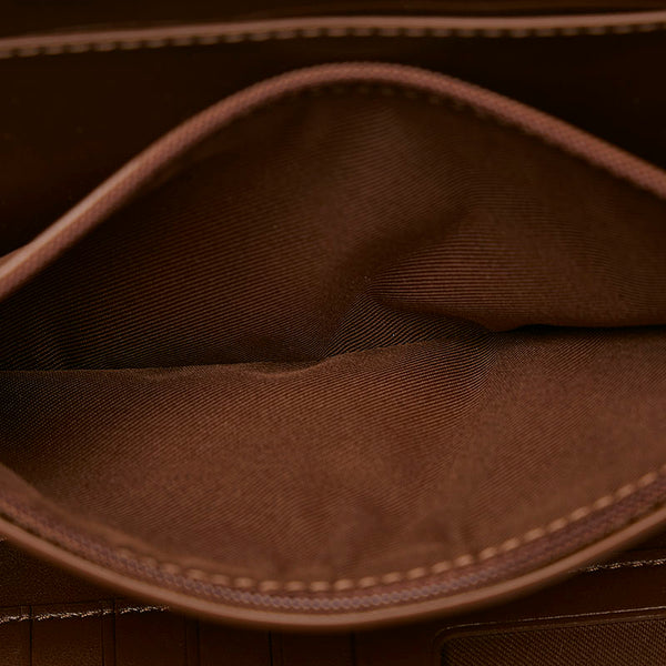 コーチ シグネチャー ラウンドファスナー 長財布 F76579 ブラウン PVC レディース COACH 【中古】