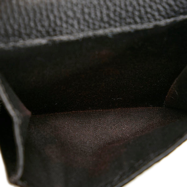 コーチ シグネチャー 二つ折り財布 ブラック レザー メンズ COACH 【中古】