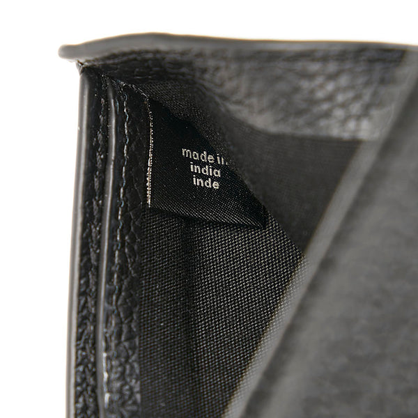 コーチ シグネチャー 二つ折り財布 ブラック レザー メンズ COACH 【中古】