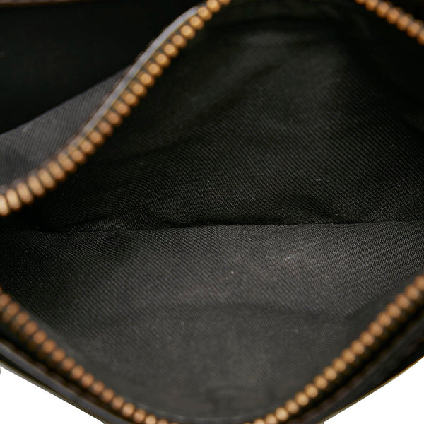 コーチ シグネチャー 長財布 F75365 ブラウン レザー メンズ COACH 【中古】