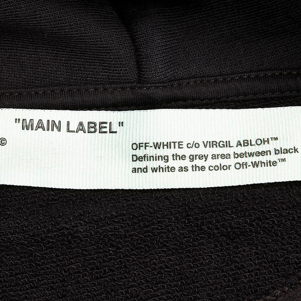 オフホワイト 19SS モナリザ パーカー ブラック コットン メンズ OFF-WHITE 【中古】