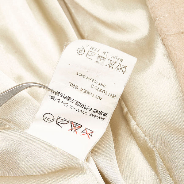 アルマーニ チェスターコート ベージュ ヴァージンウール レディース ARMANI 【中古】