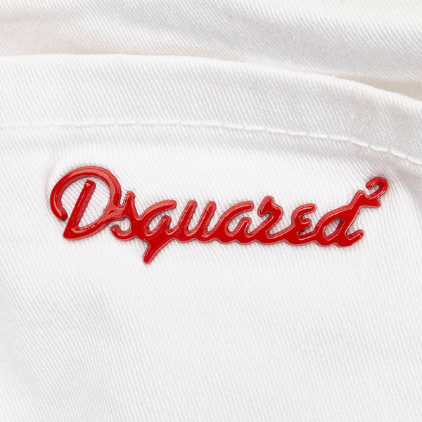 ディースクエアード ホワイトデニム パンツ S75LB0065 ホワイト コットン ポリウレタン レディース DSQUARED2 【中古】