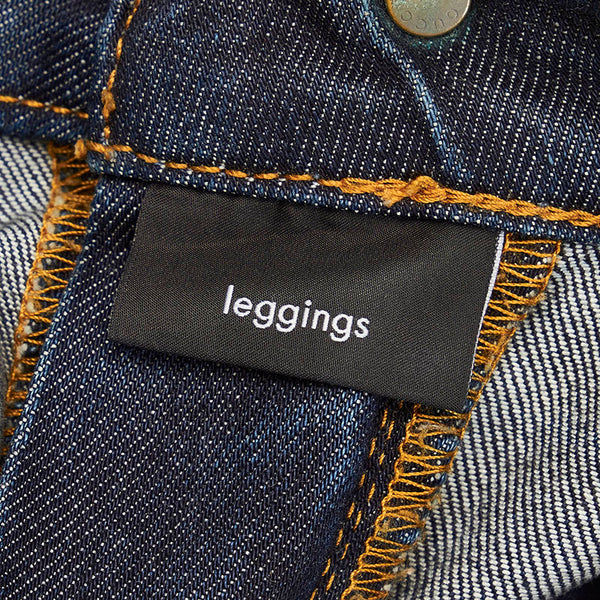 グッチ パンツ スキニー 337614 インディゴ ブルー コットンデニム ポリウレタン レザー レディース GUCCI 【中古】