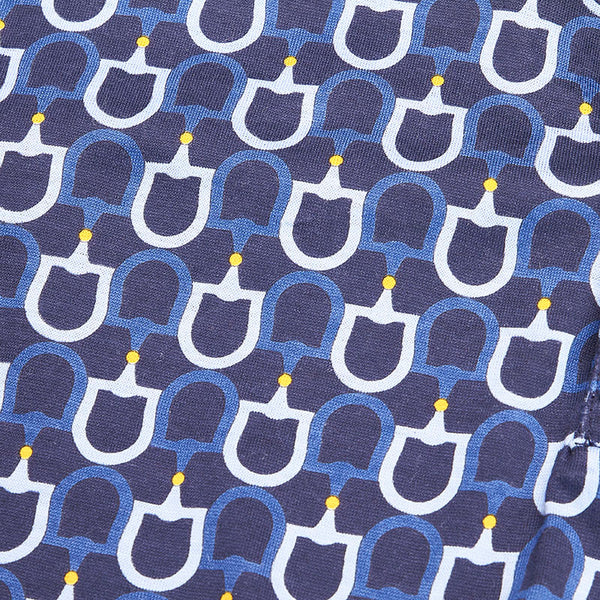 グッチ 半袖 ポロシャツ ブルー ネイビー コットン メンズ GUCCI 【中古】