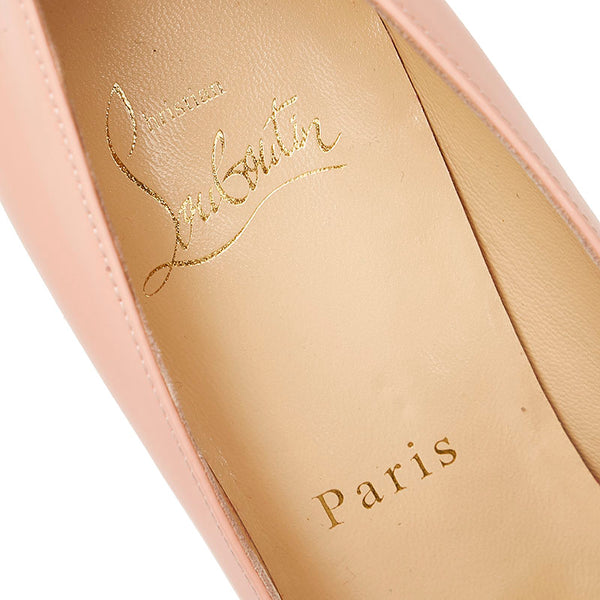 クリスチャンルブタン ヒール パンプス ピンク エナメル レディース Christian Louboutin 【中古】