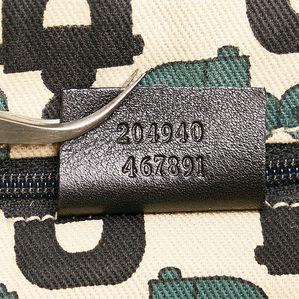 グッチ グッチシマ アビー 斜め掛け ショルダーバッグ 204940 ブラック レザー レディース GUCCI 【中古】