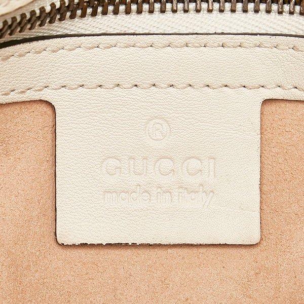 グッチ GGマーモント キルティング ミニ チェーン ショルダーバッグ 443497 ホワイト レザー レディース GUCCI 【中古】