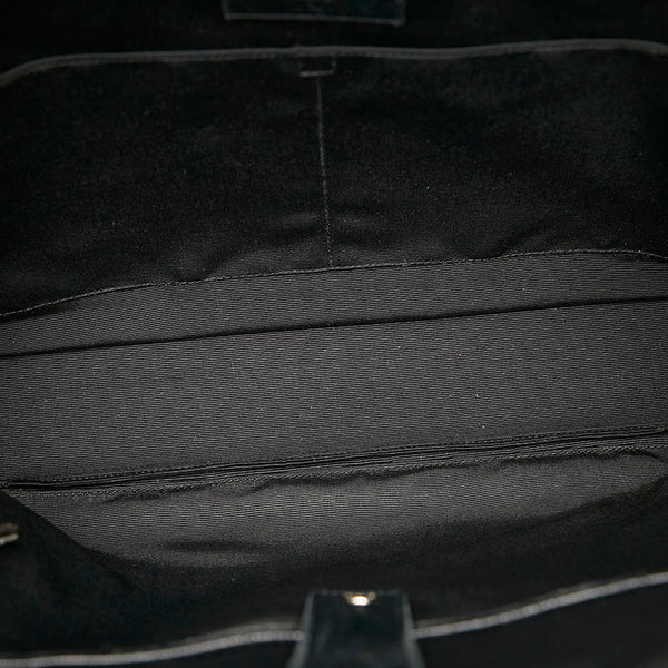 サンローラン ブリーフケース ビジネスバッグ ブラック レザー メンズ SAINT LAURENT 【中古】