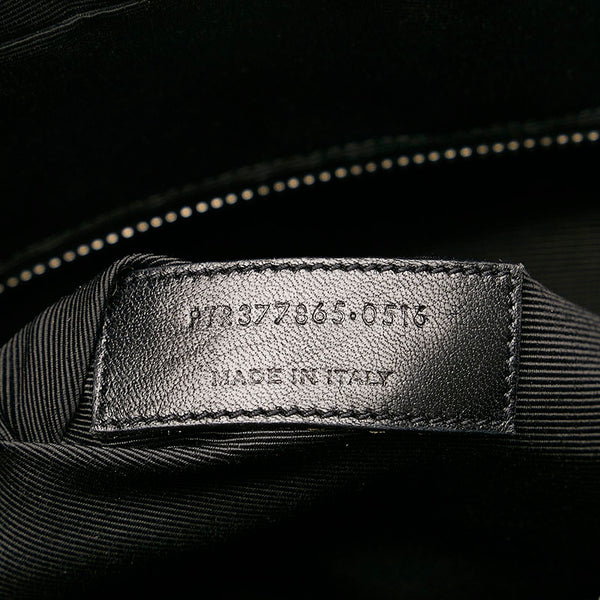 サンローラン ブリーフケース ビジネスバッグ ブラック レザー メンズ SAINT LAURENT 【中古】