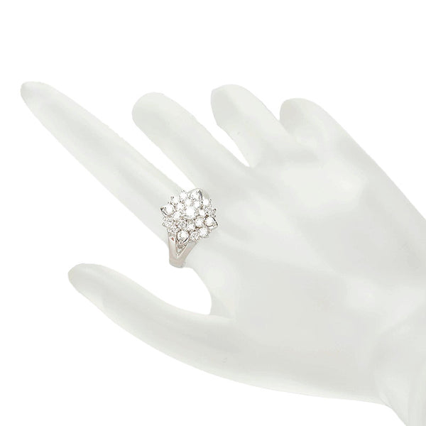 Pt900 プラチナ ダイヤ1.07ct リング 指輪 レディース 16号 【中古】