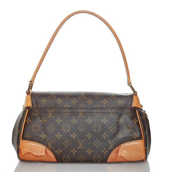 ルイ ヴィトン モノグラム ビバリー MM ショルダーバッグ M40121 ブラウン PVC レザー レディース LOUIS VUITTON 【中古】