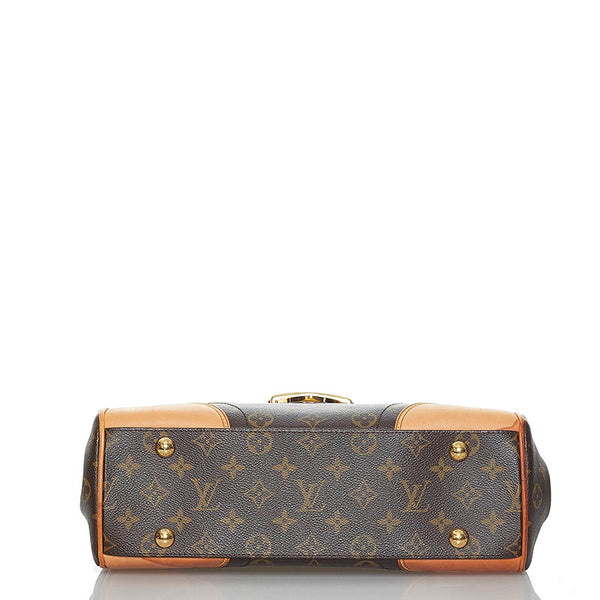 ルイ ヴィトン モノグラム ビバリー MM ショルダーバッグ M40121 ブラウン PVC レザー レディース LOUIS VUITTON 【中古】