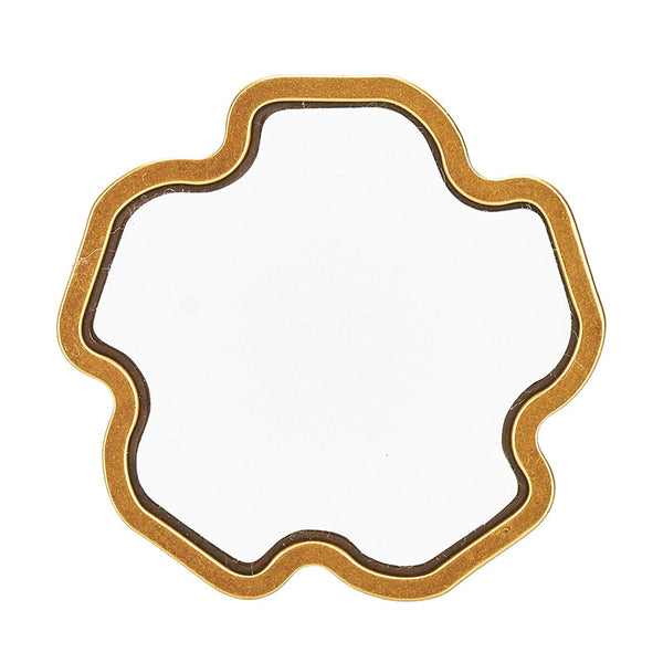 コーチ フラワー ラインストーン スマホリング ゴールド シルバー メタル メッキ レディース COACH 【中古】