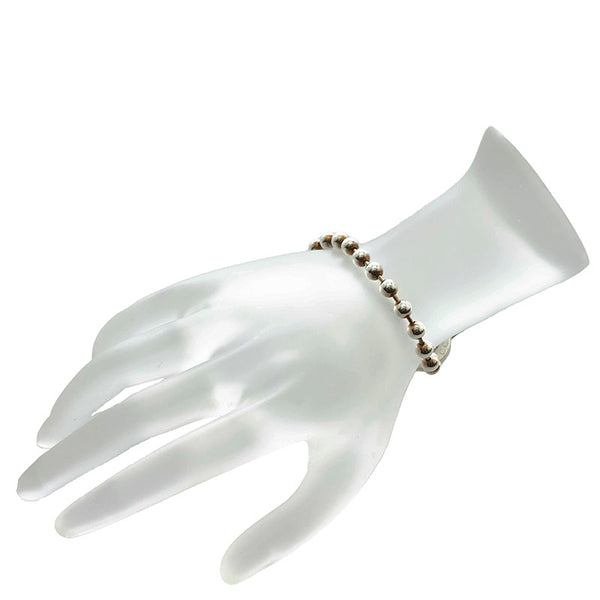 グッチ ボールチェーン ブレスレット シルバー メタル レディース GUCCI 【中古】