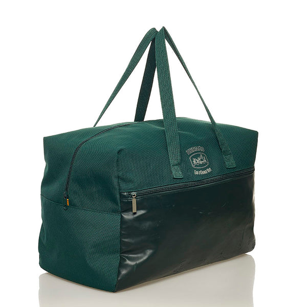 エルメス オードランジュヴェルト ボストンバッグ トラベルバッグ グリーン キャンバス メンズ HERMES 【中古】