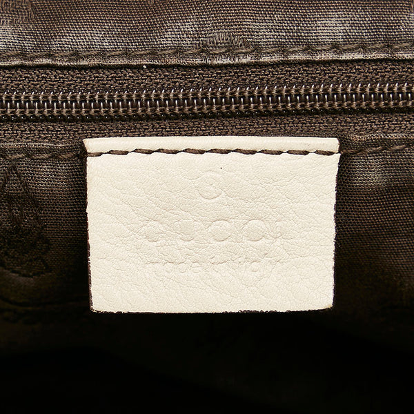 グッチ グッチシマ スーキー ハワイ限定 ハンドバッグ ショルダーバッグ 2WAY 247902 オフホワイト レザー レディース GUCCI 【中古】