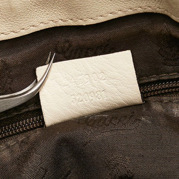 グッチ グッチシマ スーキー ハワイ限定 ハンドバッグ ショルダーバッグ 2WAY 247902 オフホワイト レザー レディース GUCCI 【中古】