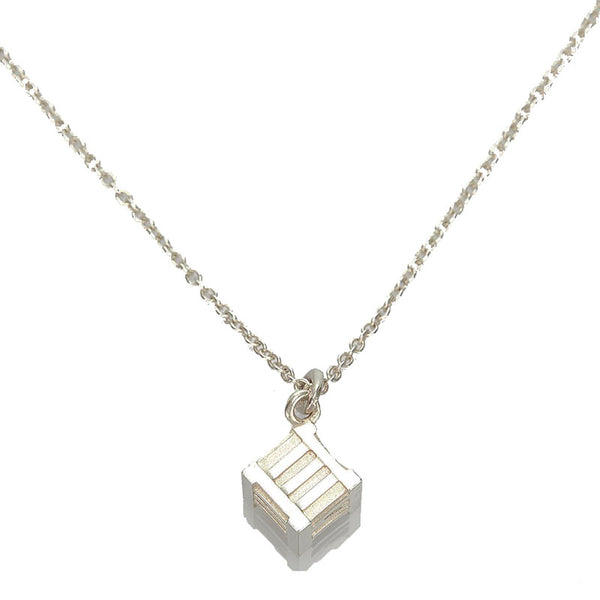 ティファニー アトラスキューブ ネックレス ペンダント シルバー SV925 シルバー レディース TIFFANY&Co. 【中古】