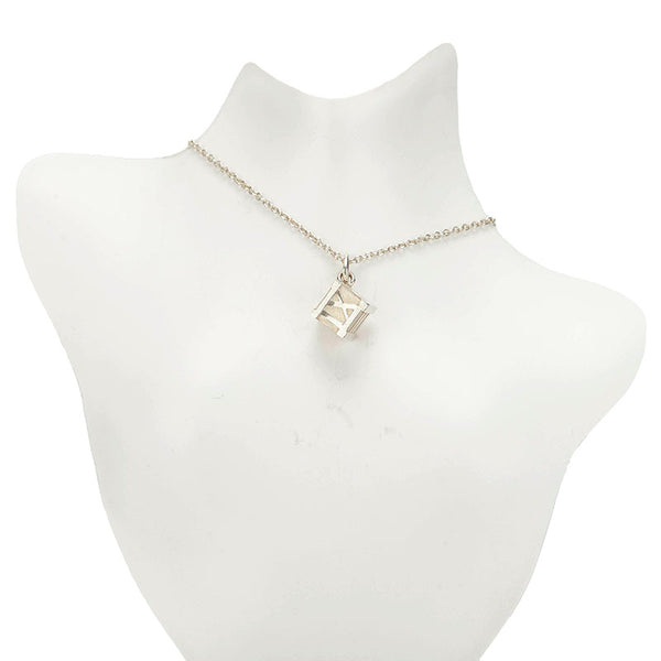 ティファニー アトラスキューブ ネックレス ペンダント シルバー SV925 シルバー レディース TIFFANY&Co. 【中古】