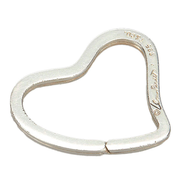 ティファニー エルサ ペレッティ オープンハート キーリング SV925 シルバー レディース TIFFANY&Co. 【中古】