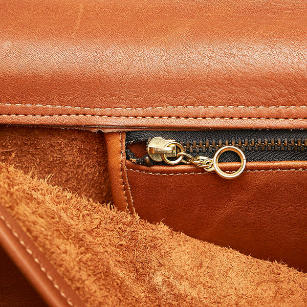 コーチ ビジネスバッグ ショルダーバッグ 2WAY ブラウン レザー メンズ COACH 【中古】