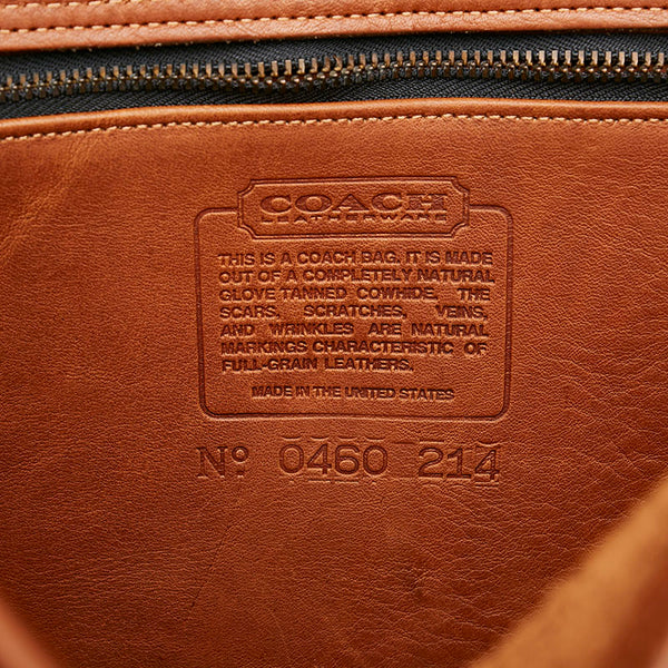 コーチ ビジネスバッグ ショルダーバッグ 2WAY ブラウン レザー メンズ COACH 【中古】