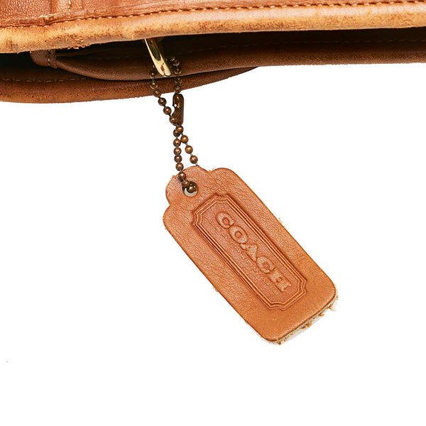 コーチ ビジネスバッグ ショルダーバッグ 2WAY ブラウン レザー メンズ COACH 【中古】