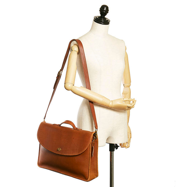 コーチ ビジネスバッグ ショルダーバッグ 2WAY ブラウン レザー メンズ COACH 【中古】