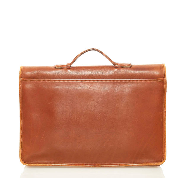 コーチ ビジネスバッグ ショルダーバッグ 2WAY ブラウン レザー メンズ COACH 【中古】