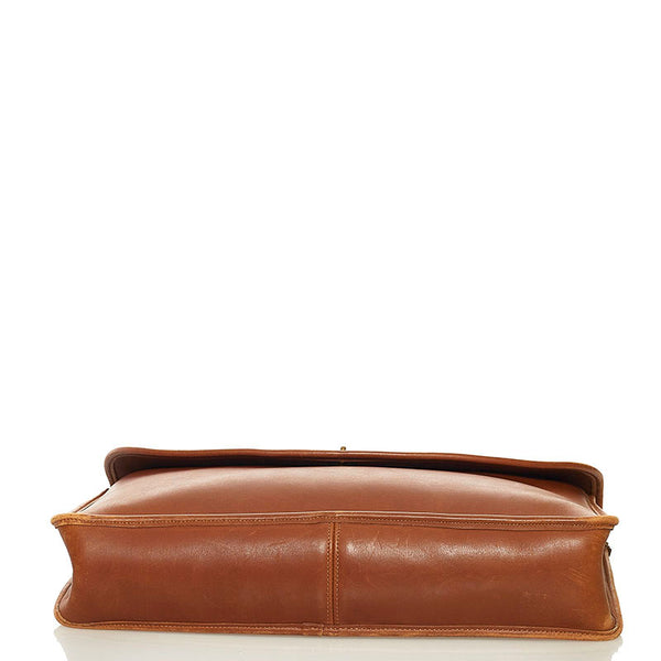 コーチ ビジネスバッグ ショルダーバッグ 2WAY ブラウン レザー メンズ COACH 【中古】