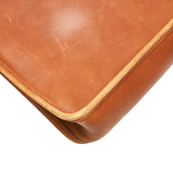 コーチ ビジネスバッグ ショルダーバッグ 2WAY ブラウン レザー メンズ COACH 【中古】