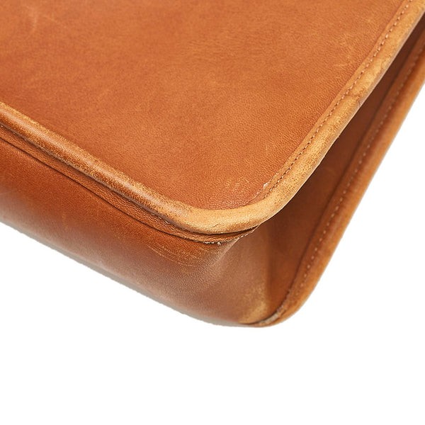 コーチ ビジネスバッグ ショルダーバッグ 2WAY ブラウン レザー メンズ COACH 【中古】