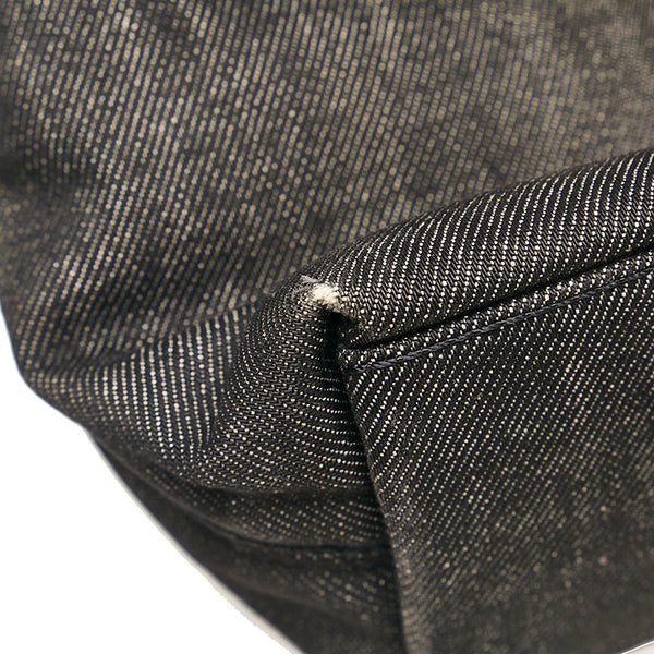 シャネル ココマーク ショルダーバッグ トートバッグ ブラック ブラウン デニム レザー レディース CHANEL 【中古】