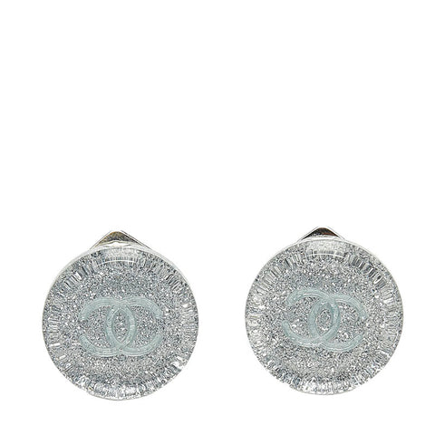 シャネル ココマーク  イヤリング シルバー メタル プラスチック レディース CHANEL 【中古】