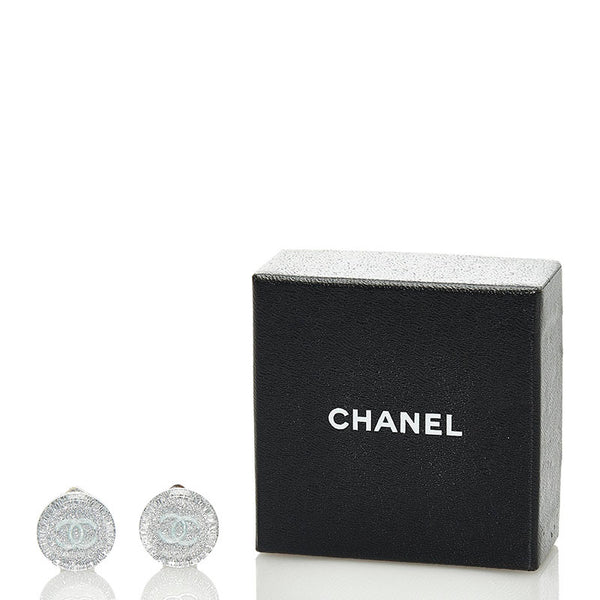 シャネル ココマーク  イヤリング シルバー メタル プラスチック レディース CHANEL 【中古】