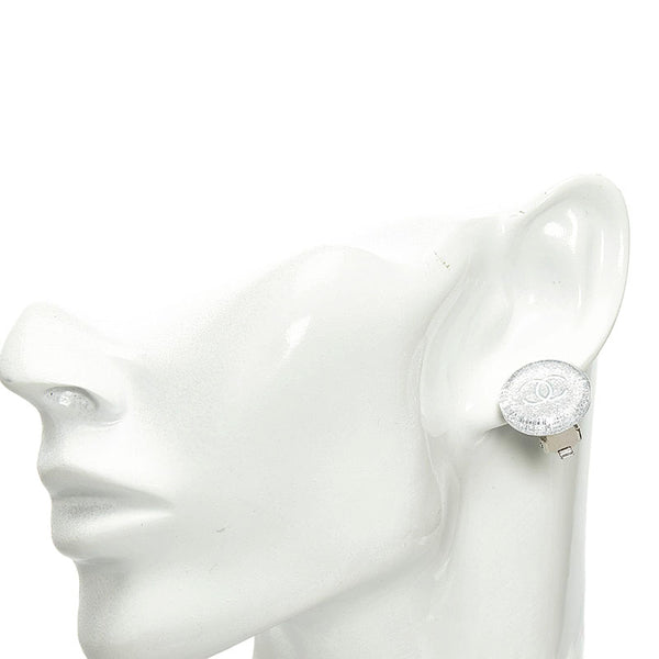 シャネル ココマーク  イヤリング シルバー メタル プラスチック レディース CHANEL 【中古】