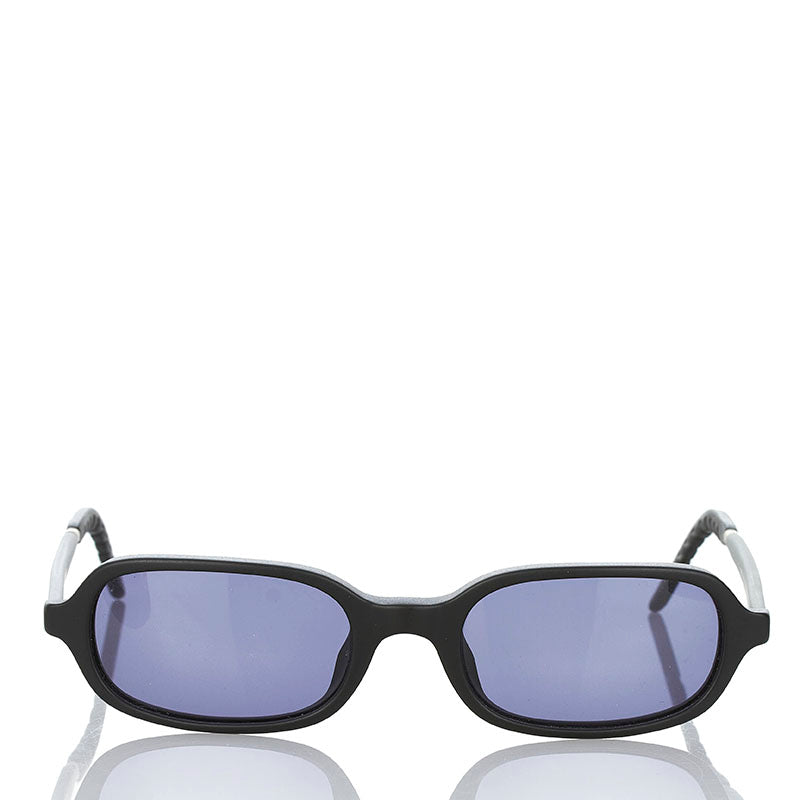 シャネル カンボン サングラス ブラック グレー プラスチック メンズ CHANEL 【中古】