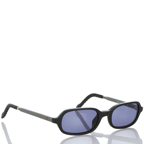 シャネル カンボン サングラス ブラック グレー プラスチック メンズ CHANEL 【中古】