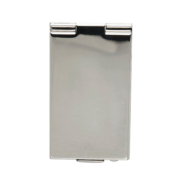 グッチ コンパクトミラー 鏡 二つ折り シルバー メタル レディース GUCCI 【中古】