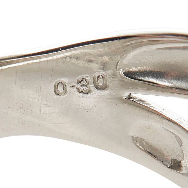 ノーブランド Pt900 プラチナ ダイヤ0.30ct リング 指輪 レディース no brand 9号 【中古】