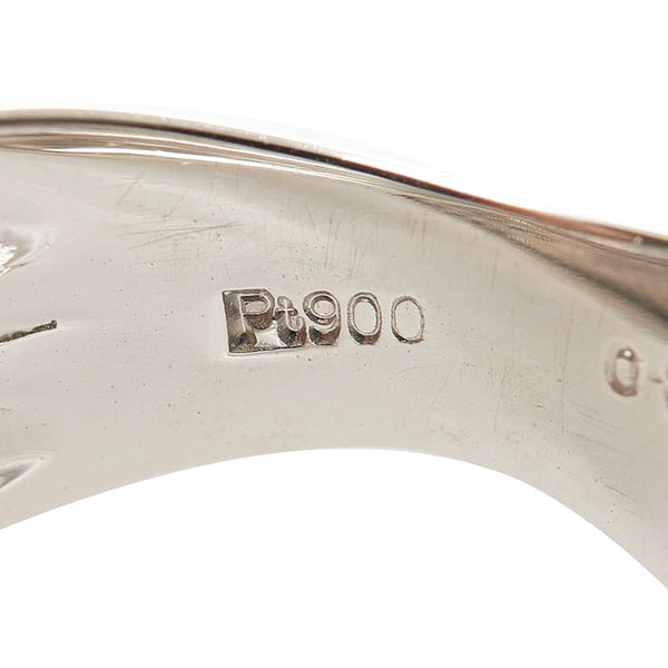 ノーブランド Pt900 プラチナ ダイヤ0.30ct リング 指輪 レディース no brand 9号 【中古】