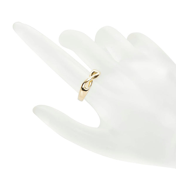 ティファニー インフィニティ リング 指輪 K18YG イエローゴールド レディース TIFFANY&Co. 【中古】