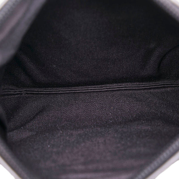 コーチ パンチング トートバッグ ショルダーバッグ グレー シルバー レザー PVC レディース COACH 【中古】