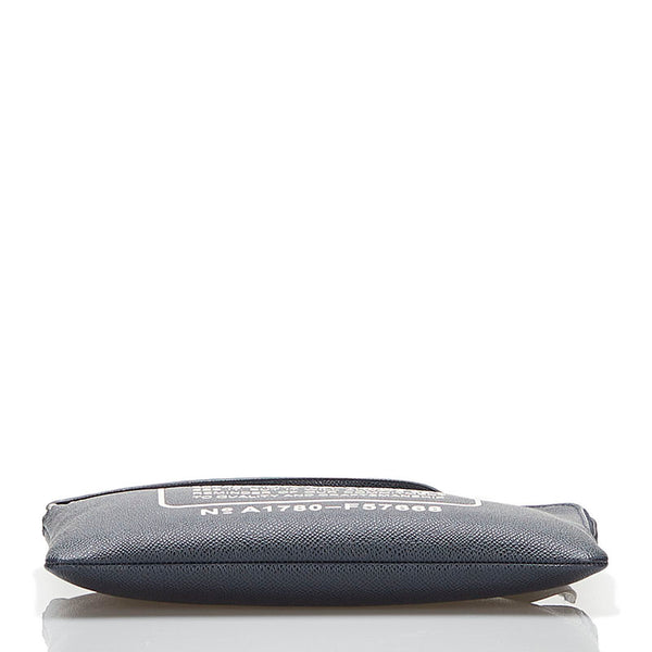 コーチ 付属ポーチ F57668 ネイビー レザー レディース COACH 【中古】