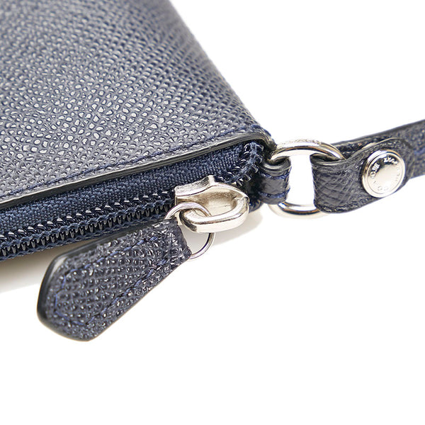 コーチ 付属ポーチ F57668 ネイビー レザー レディース COACH 【中古】