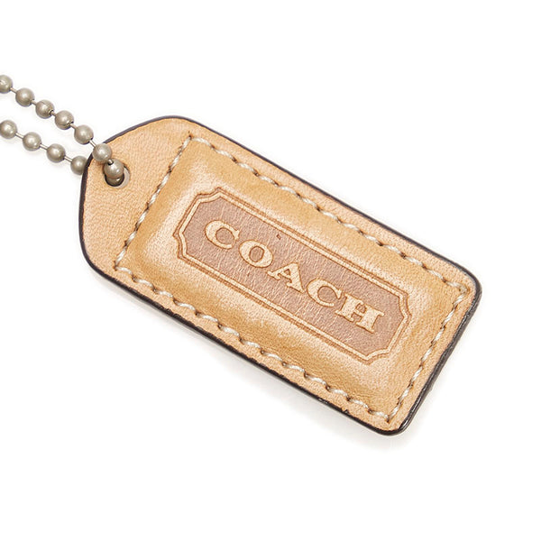 コーチ シグネチャー ミニ ショルダーバッグ 6332 ベージュ ブラウン キャンバス レザー レディース COACH 【中古】