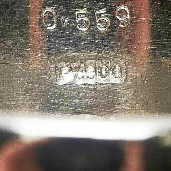 Pt900 プラチナ ダイヤ0.559ct 印台リング リング 指輪 メンズ 19号 【中古】